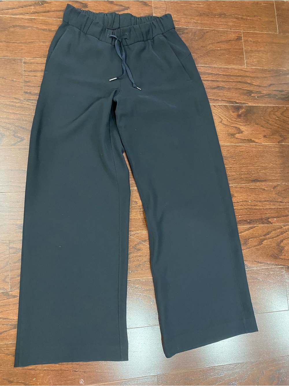 Lululemon On The Fly Wide Leg Pants Black Size 4 - Picture 3 of 7